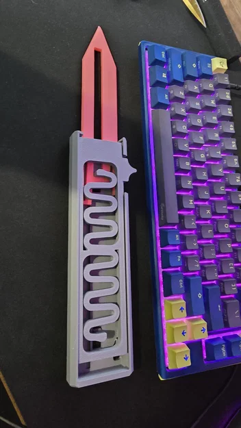 Đồ chơi dao lò xo cỡ lớn (Big Fidget Knife) giải trí 3D - Image 2