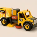 Xe Quét Đường Màu Vàng (Yellow Street Sweeper Truck) - Thumbnail 1