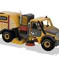 Xe Quét Đường Màu Vàng (Yellow Street Sweeper Truck) - Thumbnail 2