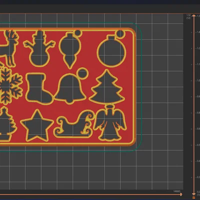 Bộ Khuôn Tô (Stencil) Giáng Sinh – Christmas Stencils Template