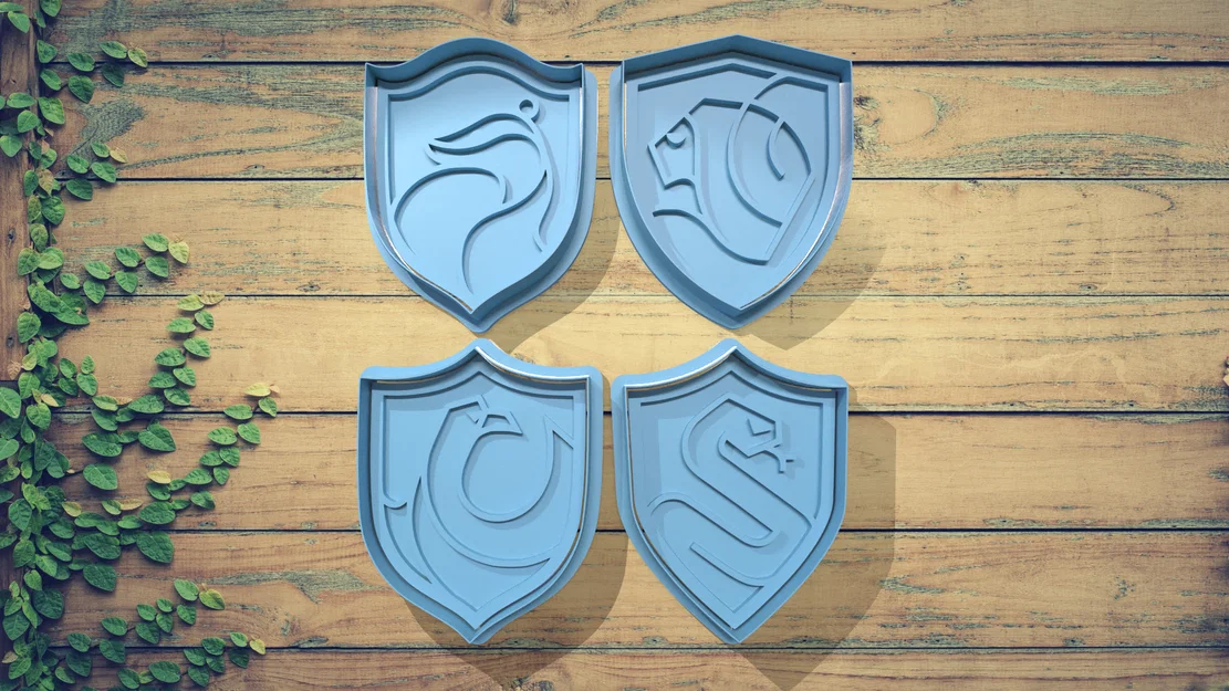 Bộ Khuôn Cắt Bánh Quy Harry Potter - Gryffindor Slytherin - Image 1