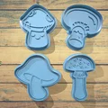 Bộ Khuôn Cắt Bánh Quy Hình Nấm Đáng Yêu (Mushroom Cookie Cutter) - Thumbnail 1