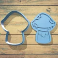 Bộ Khuôn Cắt Bánh Quy Hình Nấm Đáng Yêu (Mushroom Cookie Cutter) - Thumbnail 2