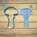 Bộ Khuôn Cắt Bánh Quy Hình Nấm Đáng Yêu (Mushroom Cookie Cutter) - Thumbnail 3