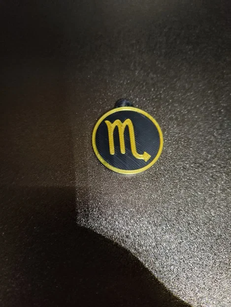 Móc khóa cung hoàng đạo Bọ Cạp Scorpio in 3D cá tính - Image 2