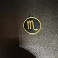 Móc khóa cung hoàng đạo Bọ Cạp Scorpio in 3D cá tính - Thumbnail 2