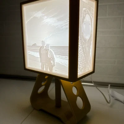 Đèn ngủ Lithophane 3D - Món quà lưu giữ kỷ niệm đầy nghệ thuật