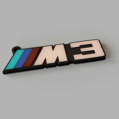 Móc khóa BMW M3 thiết kế 3D cá tính cho tín đồ xe hơi