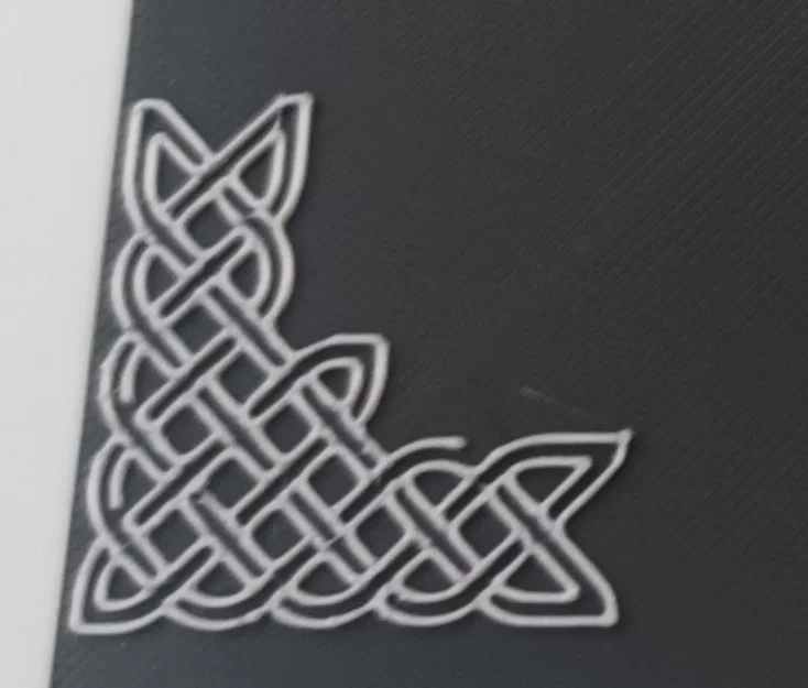 Mẫu họa tiết góc nút thắt Celtic (Celtic Knot) trang trí 3D đẹp mắt - Image 2