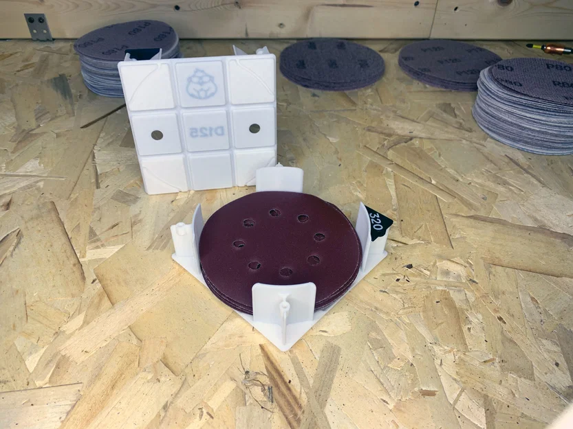 D125 | Khay sắp xếp nhám tròn | Gridfinity Holder - Image 2