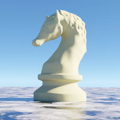 Mã Cờ Tướng 3D High-Poly (Chess Horse)