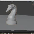 Mã Cờ Tướng 3D High-Poly (Chess Horse) - Thumbnail 2