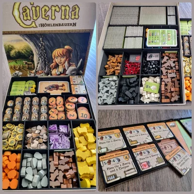 Caverna - Organizer (kèm expansion Forgotten Folk)