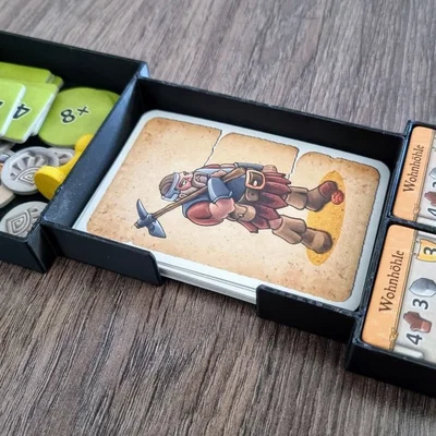 Caverna - Organizer (kèm expansion Forgotten Folk)