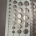 Thước vẽ hình tròn Circle Stencil 1-31mm in 3D chuyên dụng - Thumbnail 4