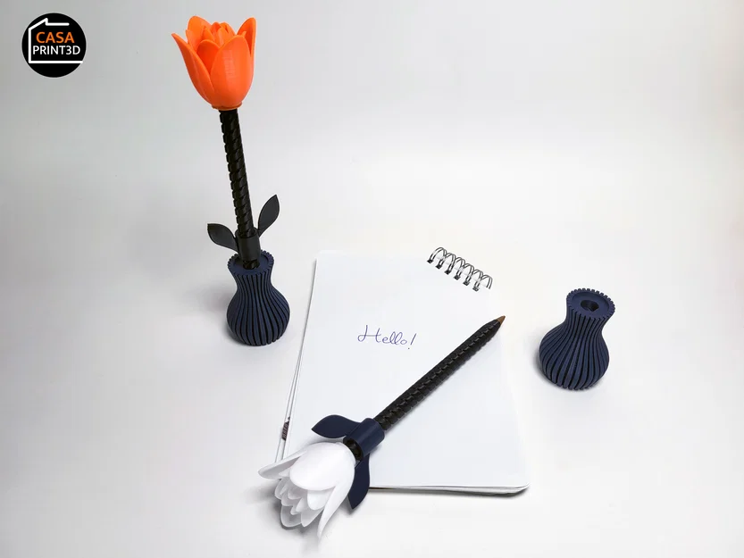 Bút Fidget TwistBloom: Viết, xoay chơi, trang trí - Image 1