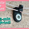 Đế gắn dây rút in nhanh (Fast print cable tie mount) - Thumbnail 1