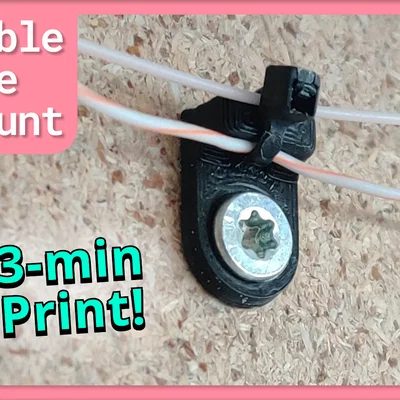 Đế gắn dây rút in nhanh (Fast print cable tie mount)