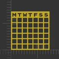 Lưới Lịch Tùy Biến (Customizable Calendar Grid) - Thumbnail 3