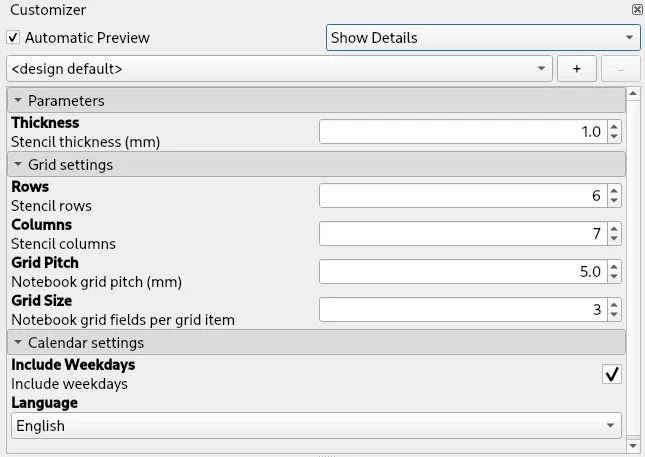 Lưới Lịch Tùy Biến (Customizable Calendar Grid) - Image 4