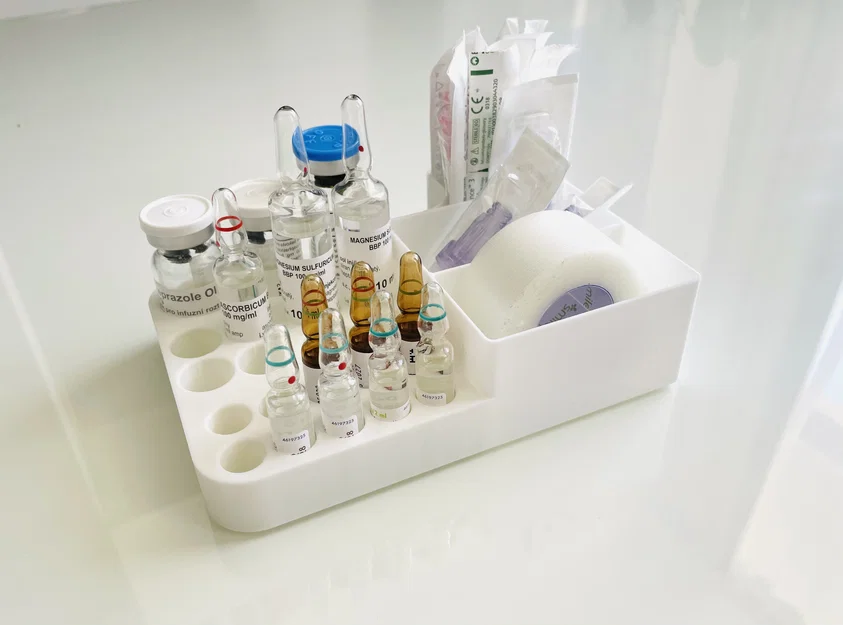 Giá đỡ ống/lọ thuốc (Medicine vial/ampoule holder) - Image 1