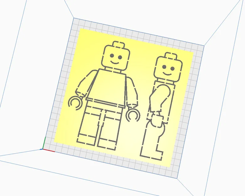 Khuôn Vẽ Mẫu Nhân Vật Lego (Lego Figure Drawing Template) Dễ Dàng - Image 1