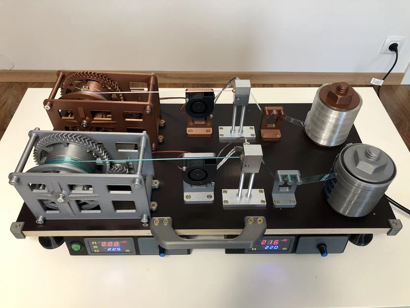 Máy làm filament từ chai PET (PET Filament Machine) - Image 1