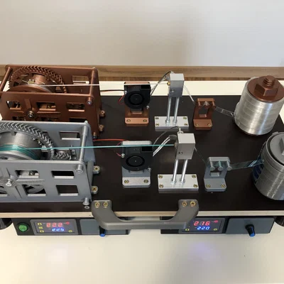 Máy làm filament từ chai PET (PET Filament Machine)