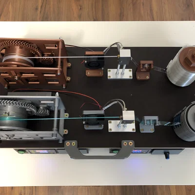 Máy làm filament từ chai PET (PET Filament Machine)