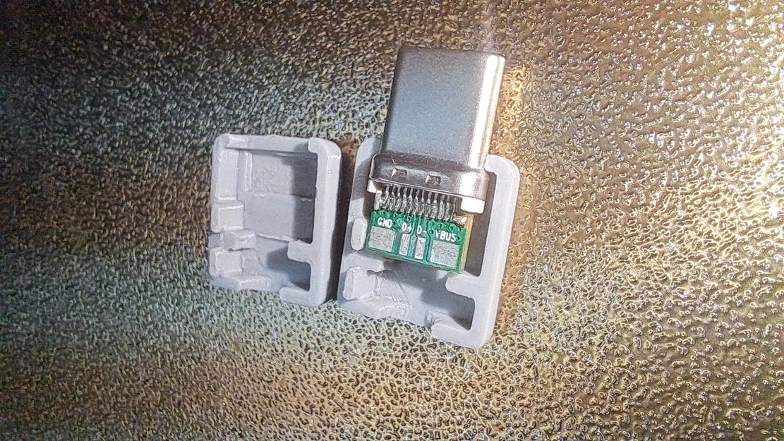 Vỏ USB-C (USB Type-C) cho DIY hàn – bản mod - Image 2