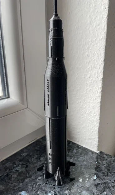 Mô hình tên lửa Apollo 11 in 3D độc đáo, thiết kế lắp ghép nam châm - Image 1