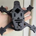 Khung Glu4 4" FPV Drone Frame in 3D (Freestyle, bền, hỗ trợ 20x20/30x30) - Thumbnail 1