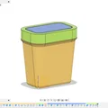 Thùng rác mini tham số (parametric) để bàn - Thumbnail 2