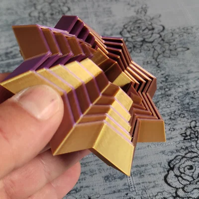 Star Fidget - Đồ chơi in 3D hình ngôi sao giải trí độc đáo