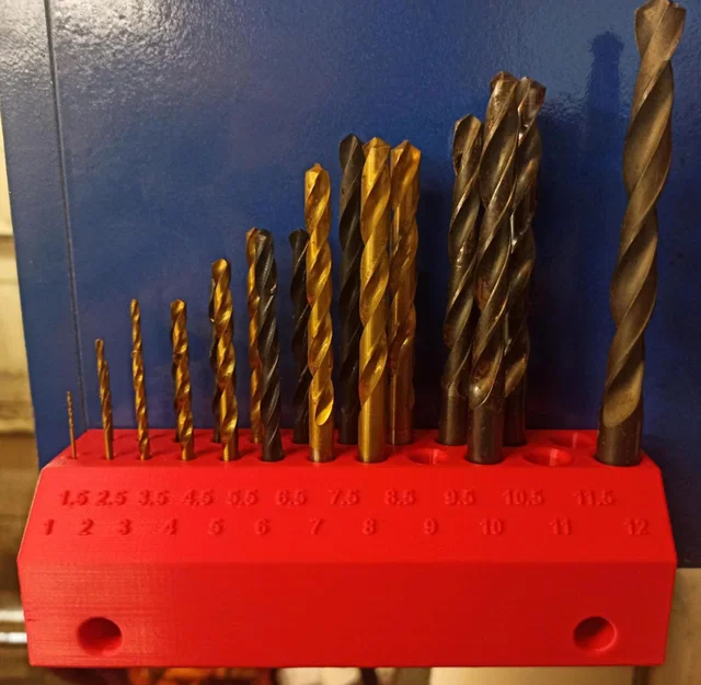 Giá đỡ mũi khoan (Drill Bits Holder / Bohrer-Halterung) - Image 1