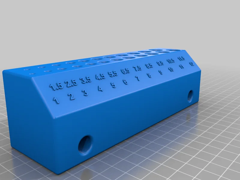 Giá đỡ mũi khoan (Drill Bits Holder / Bohrer-Halterung) - Image 2