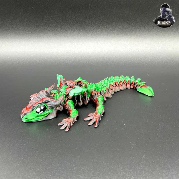 Rồng Con Glorious – Articulated – Print in Place – No Supports – Flexible – Fantasy - Image 15