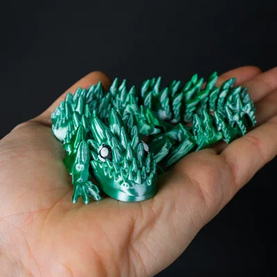 Rồng Núi Gai Spiky Mountain Dragon – Khớp Nối – Print in Place – No Supports