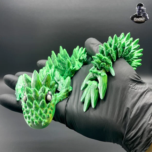 Rồng Núi Gai Spiky Mountain Dragon – Khớp Nối – Print in Place – No Supports - Image 5