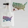Stencil Bản Đồ Hoa Kỳ (United States Map Stencil) - Thumbnail 3