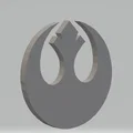 Mô hình 3D logo Liên minh Nổi dậy (Rebel Alliance) từ Star Wars - Thumbnail 2