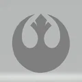Mô hình 3D logo Liên minh Nổi dậy (Rebel Alliance) từ Star Wars - Thumbnail 3