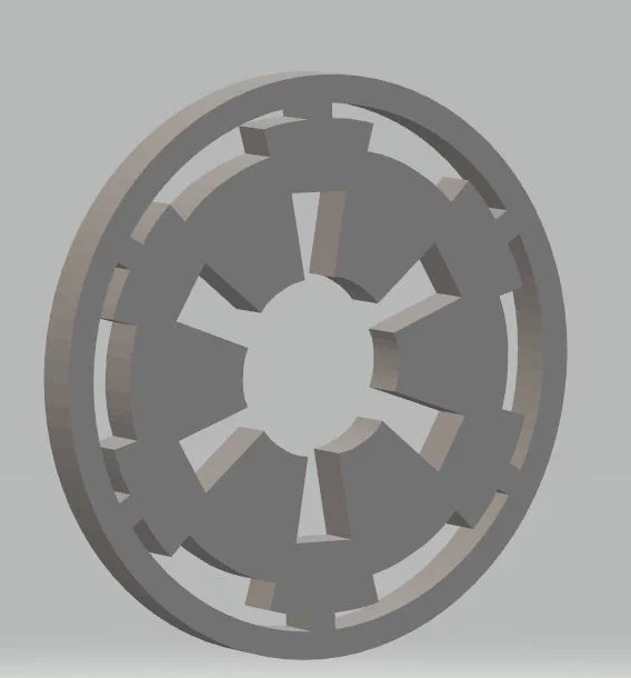 Mô hình logo Đế chế Thiên hà Galactic Empire (Star Wars) in 3D - Image 2
