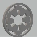 Mô hình logo Đế chế Thiên hà Galactic Empire (Star Wars) in 3D - Thumbnail 2
