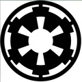 Mô hình logo Đế chế Thiên hà Galactic Empire (Star Wars) in 3D - Thumbnail 3