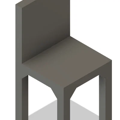 Mô hình ghế mini (Mini Chair) in 3D dễ thương và độc đáo