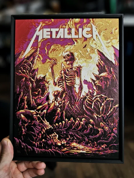 Poster Metallica - Hueforge - Image 1