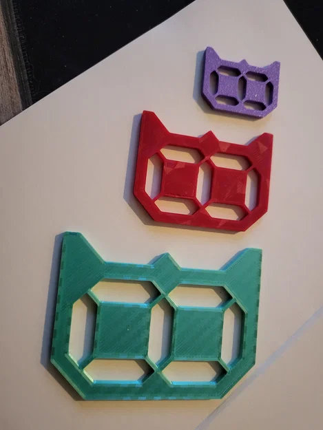 Khuôn/Vỉ vẽ số Digital (Digital Numbers Drawing Template/Stencil) - Image 2