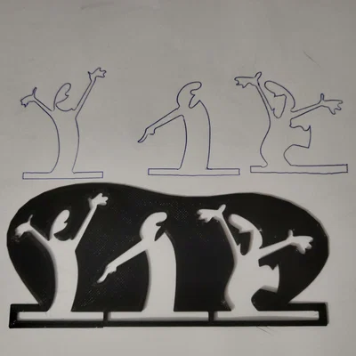 Khuôn vẽ hình (Stencil) La Linea - Mẫu in 3D sáng tạo cho mọi nhà