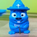 Mô hình chú hải ly hướng đạo sinh trang trí gậy đi bộ siêu đáng yêu - Thumbnail 6